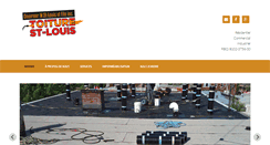 Desktop Screenshot of couvreurstlouis.com